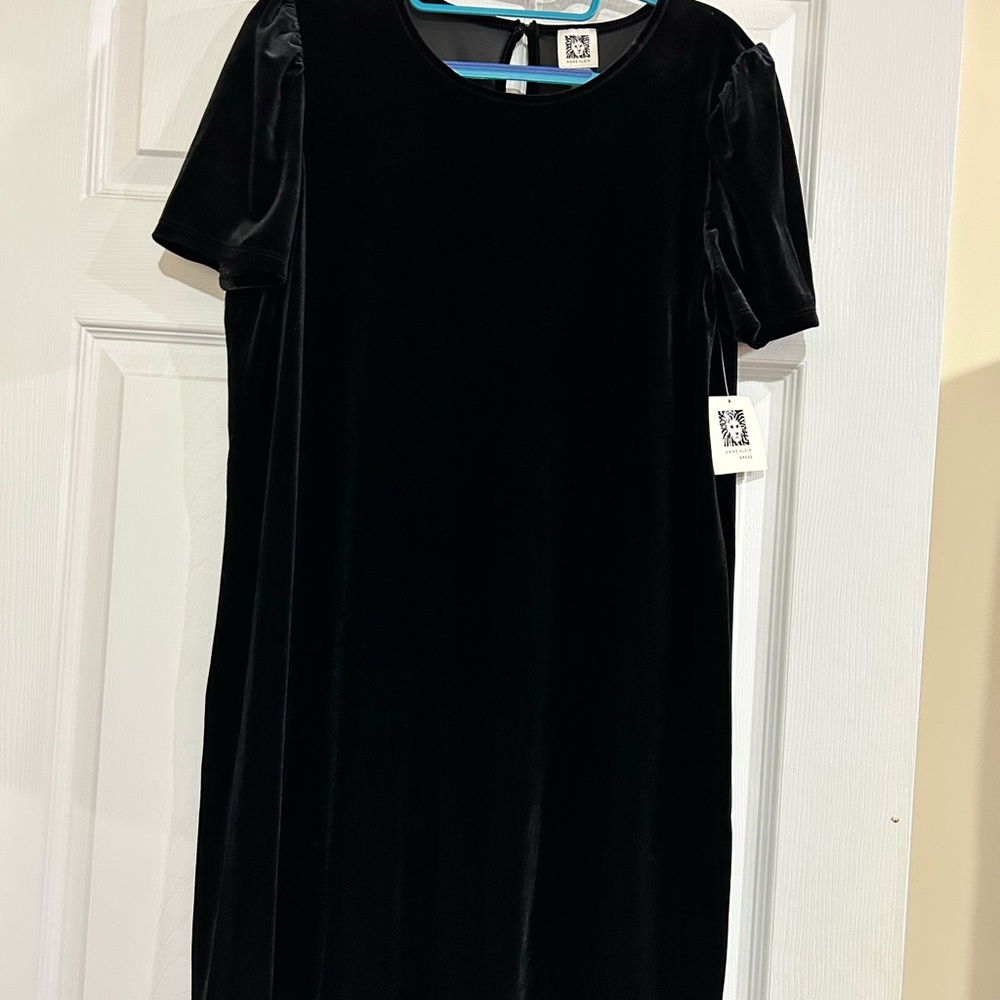 Ann Klein velvet dress